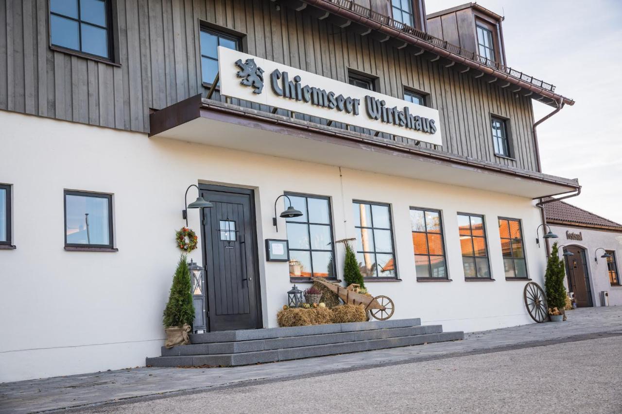 Chiemseer Wirtshaus Chieming Esterno foto