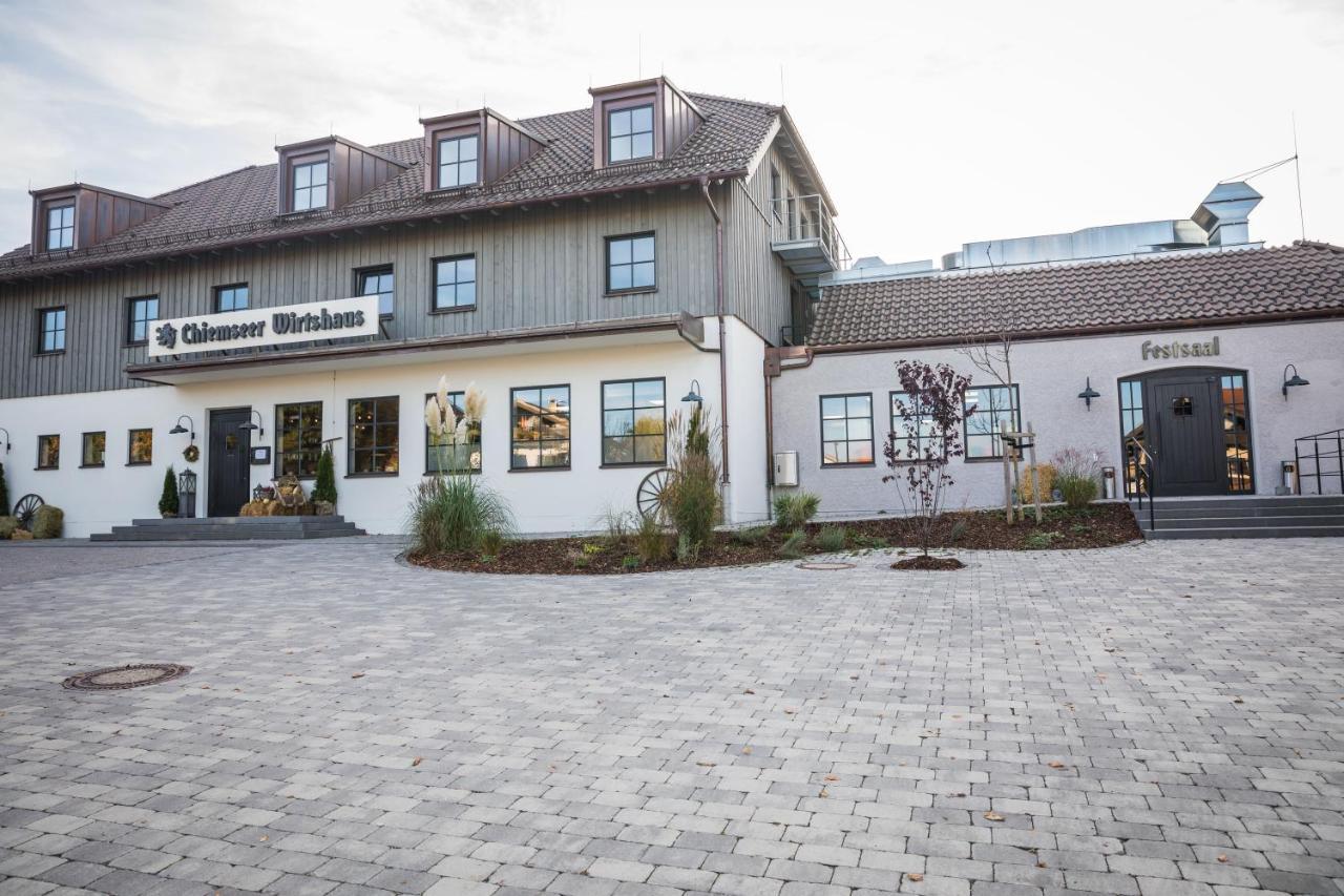 Chiemseer Wirtshaus Chieming Esterno foto